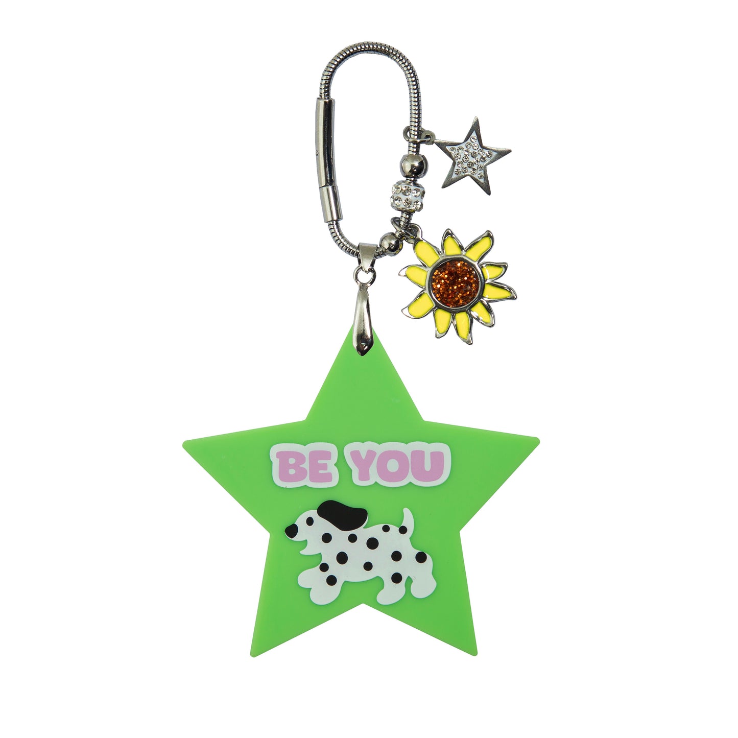 Be You Puppy Bag Charm Green