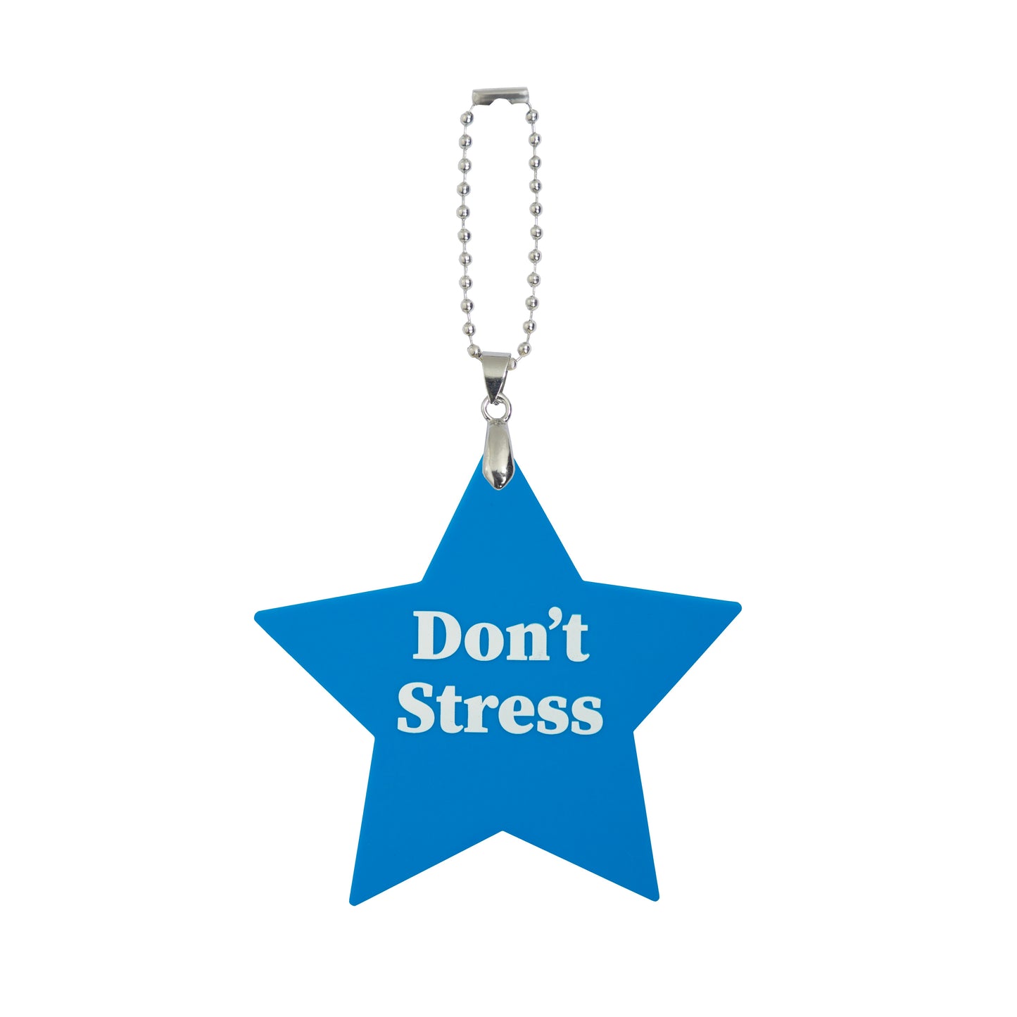 Don't Stress Bag Charm Yellow