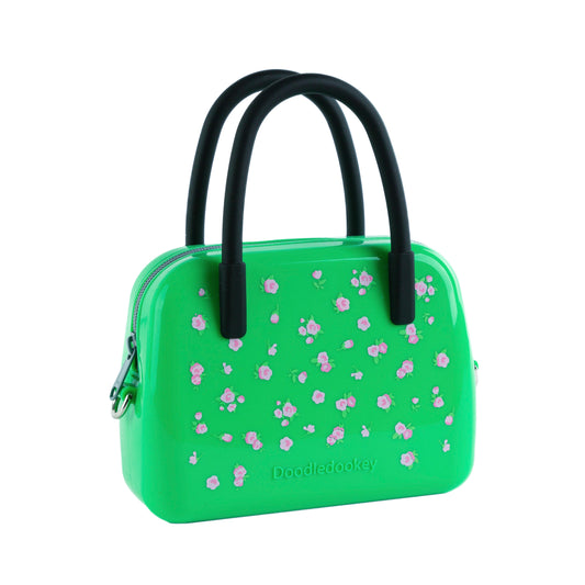 Silicone Floral Bag Green