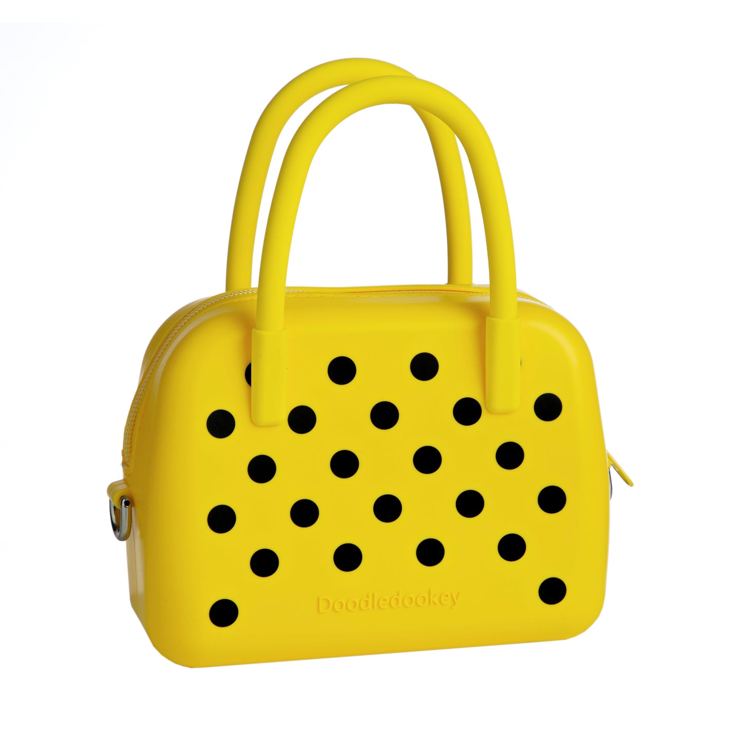 Silicone Polka Dot Bag Red