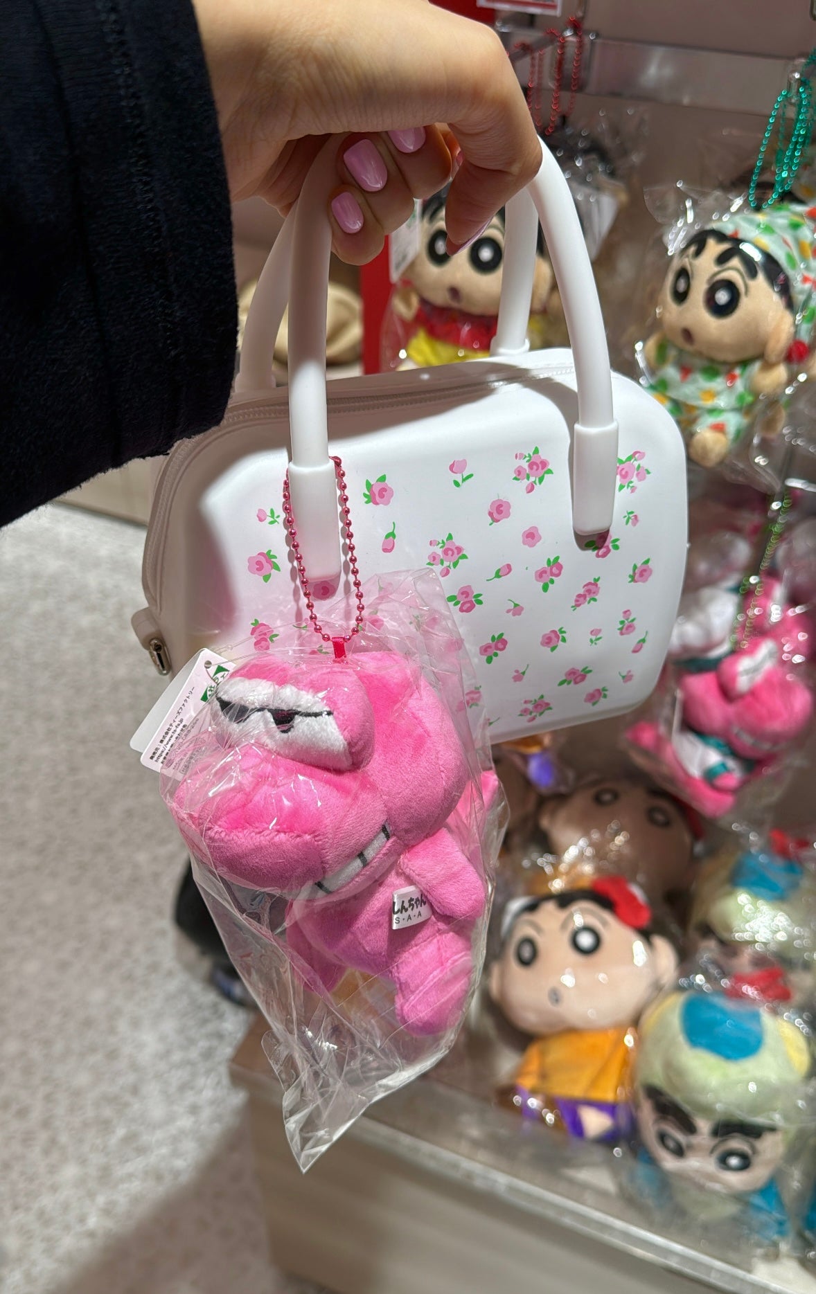 Silicone Floral Bag White