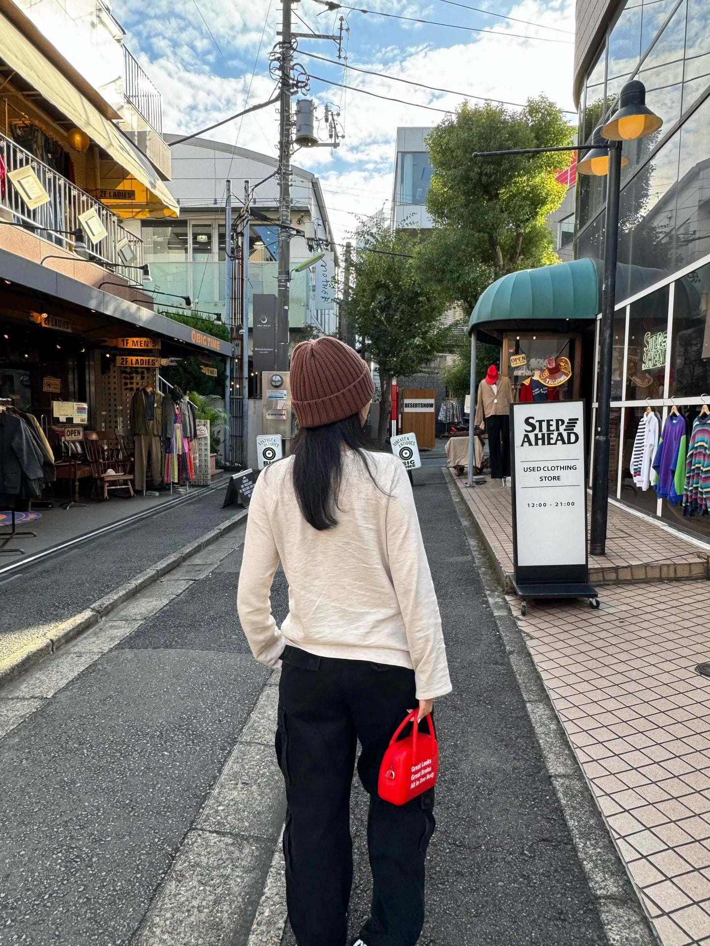 Wool Ribbed Coffee Beanie Hat