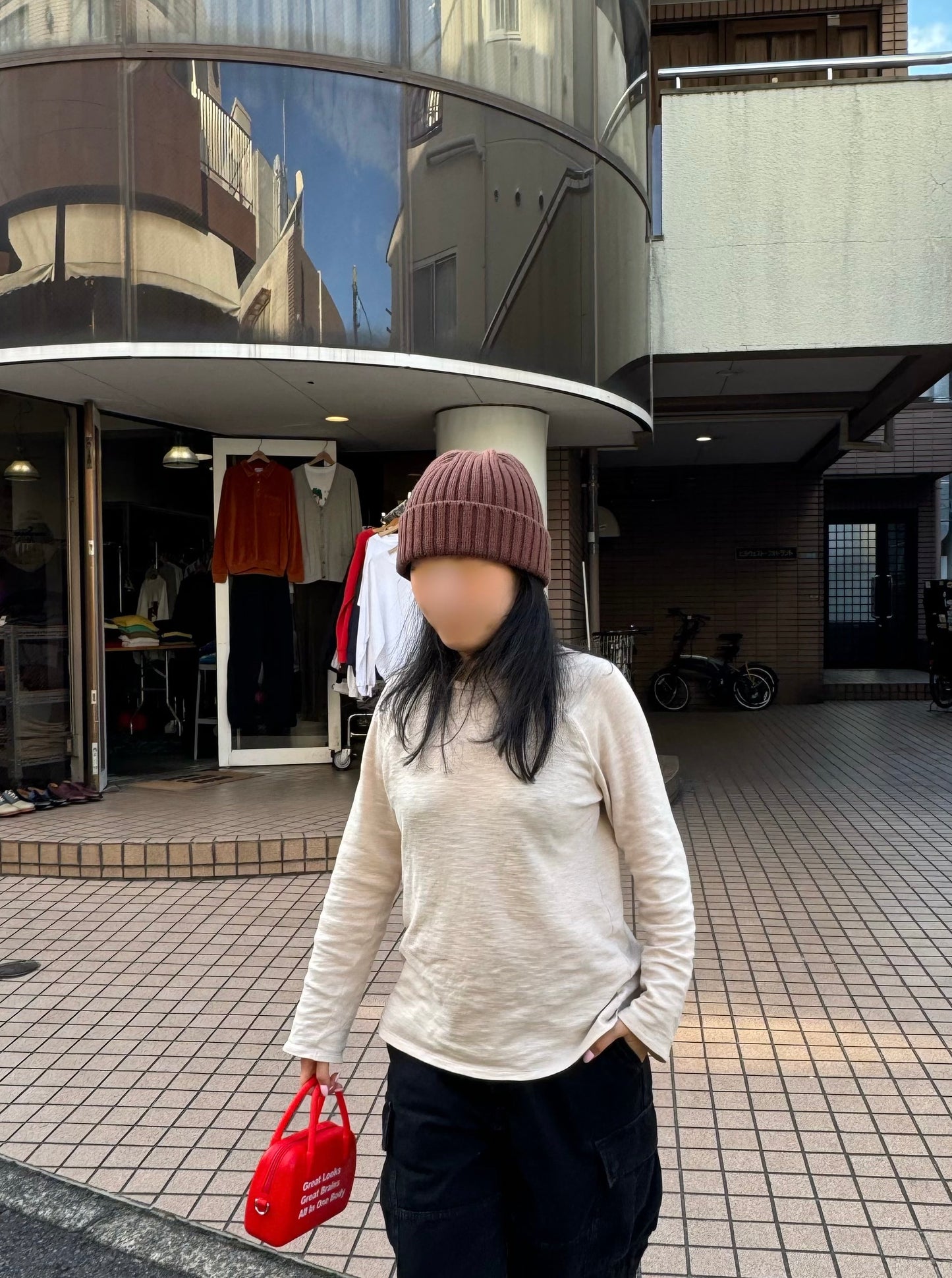 Wool Ribbed Coffee Beanie Hat